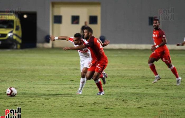 الزمالك ينجو من "كمين" الحدود بثنائية مثيرة.. الأبيض ينفرد بصدارة الدورى بفارق 4 نقاط وينتظر عودة الأهلى.. محمود علاء يتصدر الهدافين.. كهربا يسجل للمباراة الثانية.. ساسى والنقاز يغيبان أمام الإنتاج للإيقاف