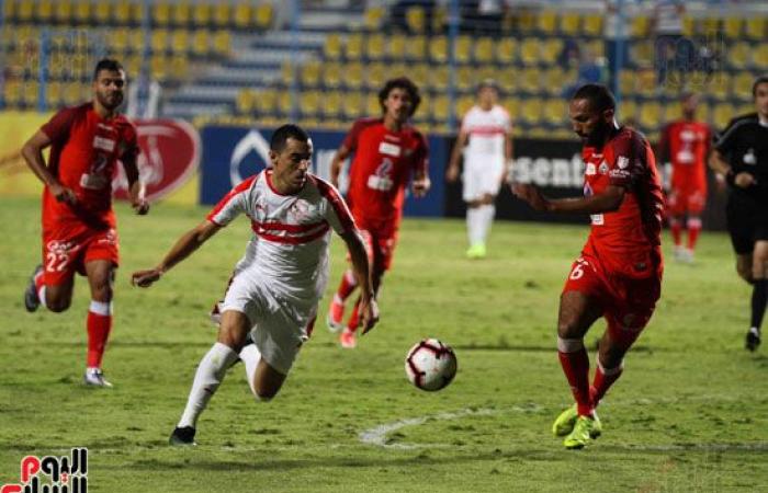 الزمالك ينجو من "كمين" الحدود بثنائية مثيرة.. الأبيض ينفرد بصدارة الدورى بفارق 4 نقاط وينتظر عودة الأهلى.. محمود علاء يتصدر الهدافين.. كهربا يسجل للمباراة الثانية.. ساسى والنقاز يغيبان أمام الإنتاج للإيقاف