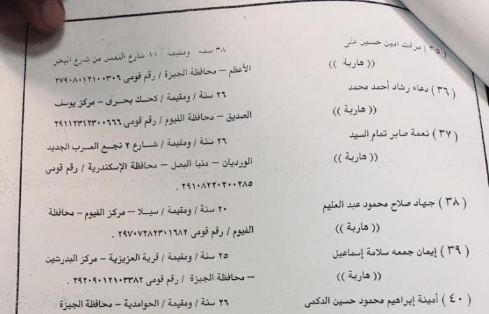 النص الكامل لإحالة 40 متهما فى أكبر قضية "للاتجار بالبشر" لمحكمة الجنايات.. المتهمون كونوا عصابة دولية لتسهيل الدعارة تحت مسمى الزواج العرفى.. وآباء الضحايا باعوا بناتهم للأجانب من أجل المال