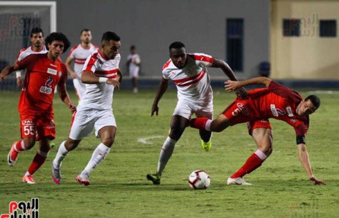 الزمالك ينجو من "كمين" الحدود بثنائية مثيرة.. الأبيض ينفرد بصدارة الدورى بفارق 4 نقاط وينتظر عودة الأهلى.. محمود علاء يتصدر الهدافين.. كهربا يسجل للمباراة الثانية.. ساسى والنقاز يغيبان أمام الإنتاج للإيقاف