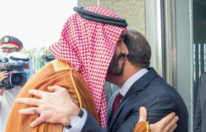 ولى العهد السعودى يستقبل الرئيس السيسي فى الصالة الملكية بمطار الملك عبد العزيز الدولى.. الرئيس يشارك فى "قمة جدة للأمن والتنمية" بمشاركة أمريكا.. قادة ورؤساء وفود الدول المشاركة يتوافدون إلى الأراضى السعودية