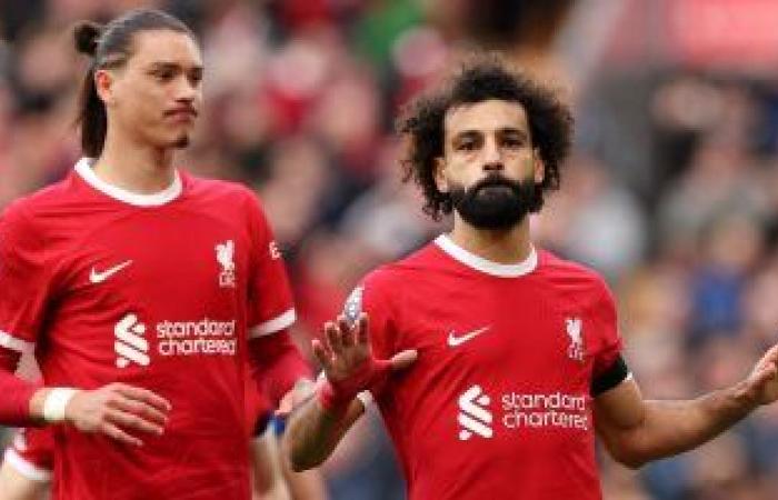 محمد صلاح يواصل تحطيم الأرقام القياسية بالدوري الإنجليزي.. الفرعون يسجل ثنائية ويقود الريدز لحسم ديربى الميرسيسايد.. النجم المصرى يتخطى شيرينجهام بقائمة هدافى البريميرليج عبر التاريخ.. وكلوب: رائع وأحترمه كثيرا