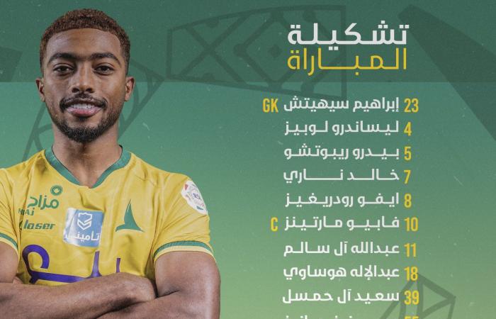 محمد شريف على دكة بدلاء الخليج أمام الفتح فى الدوري السعودي