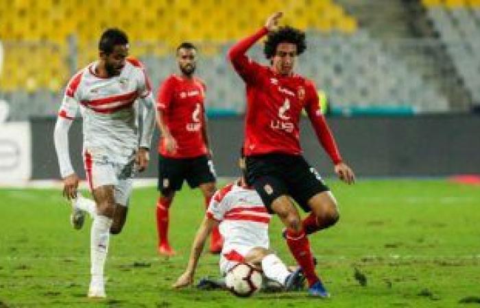 الزمالك يحافظ على صدارة الدورى بتعادل سلبى مع الأهلى فى القمة 117.. المباراة خالية من الإثارة ..الحكم الرومانى يشهر البطاقة الصفراء 7مرات.. صالح جمعة يعود للظهور بعد غياب 65 يوما.. وأحداد يهدر فرصة ذهبية