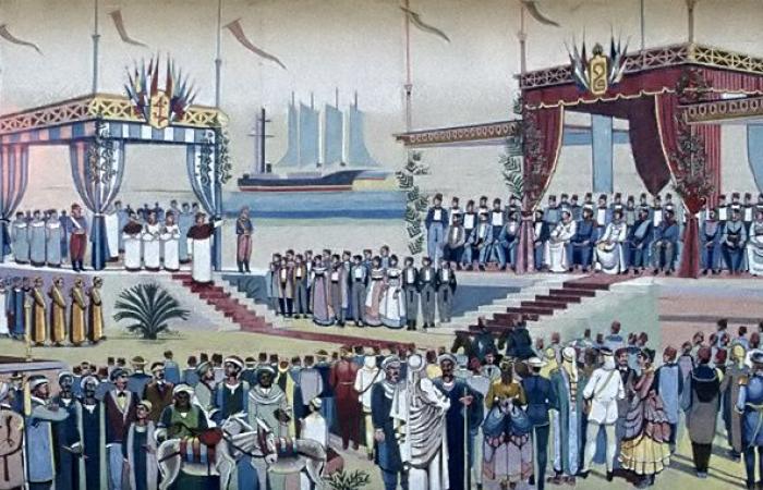 160 عامًا على حفر قناة السويس.. مليون عامل مصرى ساهم فى العمل عام 1856.. السيسىى أعاد تكرار الإنجاز بقناة جديدة.. نفذتها القوات المسلحة فى 12 شهرا.. والمصريون أبهروا العالم بجمع 64 مليار جنيه لحفرها