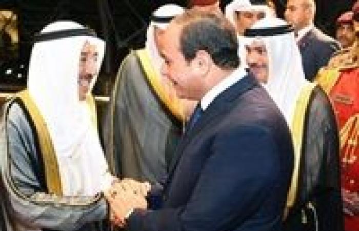 "مباحثات ثنائية ولقاء المسئولين".. مُلخص زيارة "السيسي" في الكويت