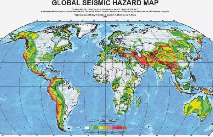 خريطة الزلازل فى مختلف قارات العالم.. العلماء يحددون المناطق الأكثر تعرضا للهزات الأرضية.. أفريقيا الأقل نشاطا.. وساحل البحر الكاريبى الأكثر تعرضا للزلازل فى أمريكا الجنوبية (صور)