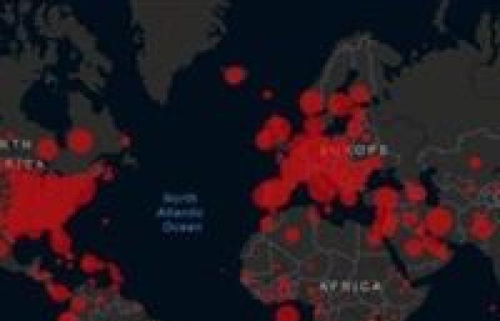 قائمة أكثر دول العالم تسجيلاً لإصابات يومية بكورونا