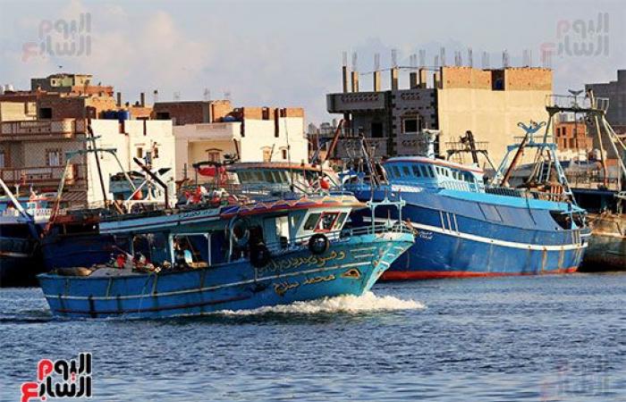 الرزق يحب الخفية .. بوغاز رشيد أقدم وأكبر ميناء في مصر .. يضم 1000 مركب و5000 صياد.. وشيخ الصيادين: طاولة السمك من 100 لـ 400 جنيه.. صور