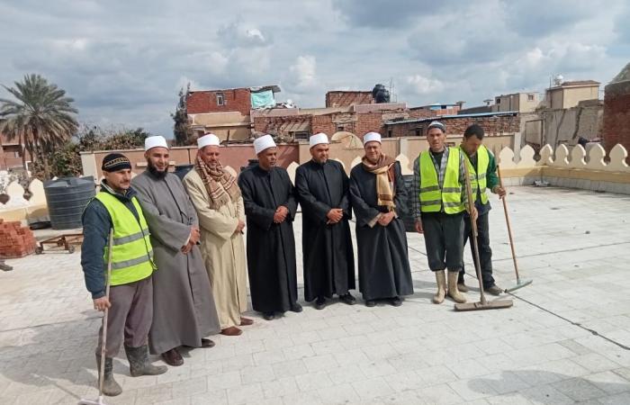 بيوت الله تستعد لاستقبال شهر رمضان المبارك.. الأوقاف تطلق أكبر حملة لنظافة وصيانة المساجد في المحافظات.. مديرو المديريات يقودون حملات النظافة.. والفعالية تستمر حتى نهاية الشهر الكريم.. صور