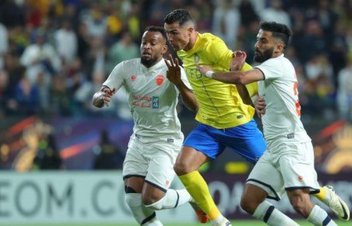 النصر يتقدم على الفيحاء بهدف ويقترب من ربع نهائى دورى أبطال آسيا.. فيديو