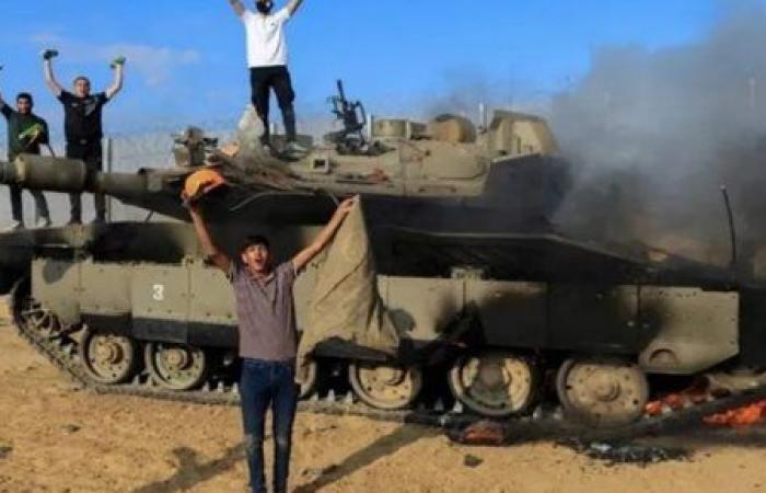 الفصائل الفلسطينية تدمر آلية عسكرية إسرائيلية بعبوة ثاقب فى حى الزيتون