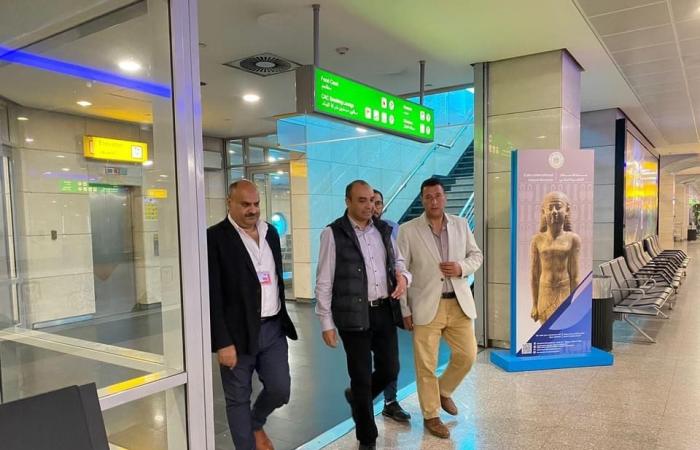 الأمين العام للمجلس الأعلى للآثار يتفقد الإدارة المركزية للمنافذ بمطار القاهرة