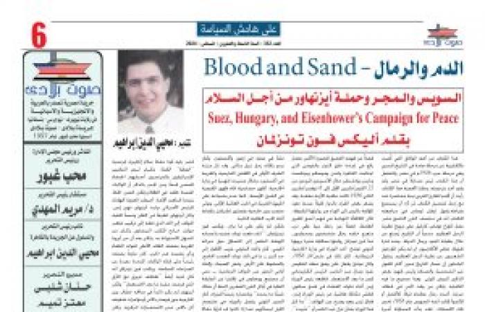 محيي الدين إبراهيم يكتب : الدم والرمال - Blood and Sand