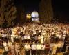60 ألفا يؤدون صلاتى العشاء والتراويح فى المسجد الأقصى المبارك