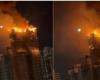 حريق ضخم يلتهم مبنى شاهقا فى البرازيل
