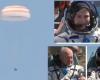 كبسولة سويوز تهبط بسلام بـ3 رواد من مهمة محطة الفضاء الدولية